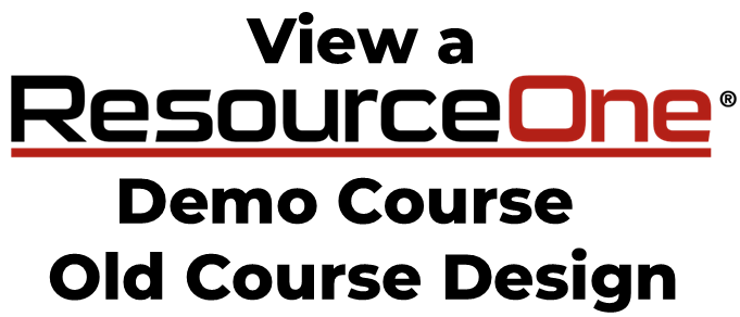Click to view a Demo Course with the Old Course Design