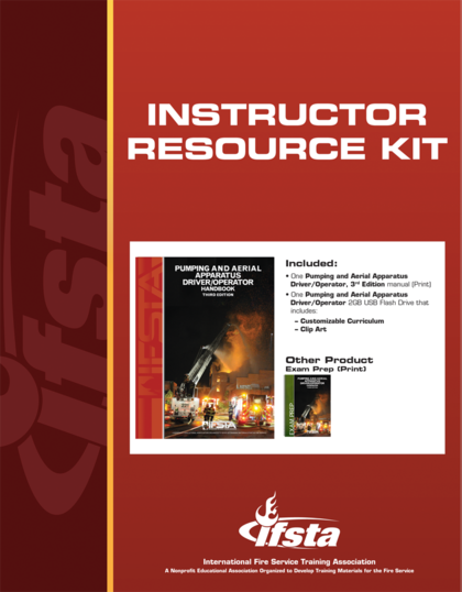 
Pumping and Aerial Apparatus Driver/ Operator Handbook, 3rd Edition Instructor Resource Kit