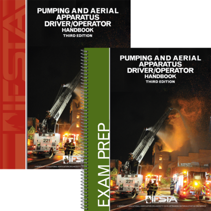 Pumping and Aerial Apparatus Driver Operator 3rd Manual & Exam Prep(print) Pkg