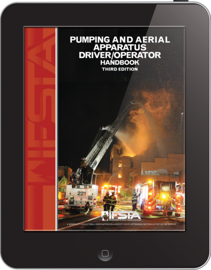 
eBook Pumping and Aerial Apparatus Driver/ Operator Handbook, 3rd Edition