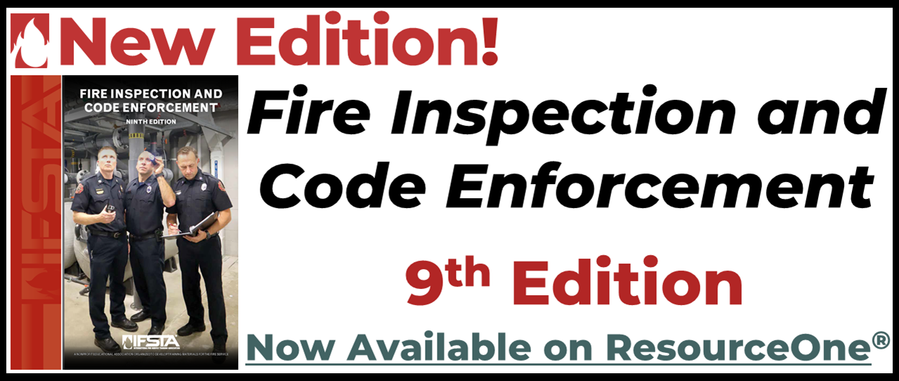 Fire Inspection and Code Enforcement 9th Edition Now Available